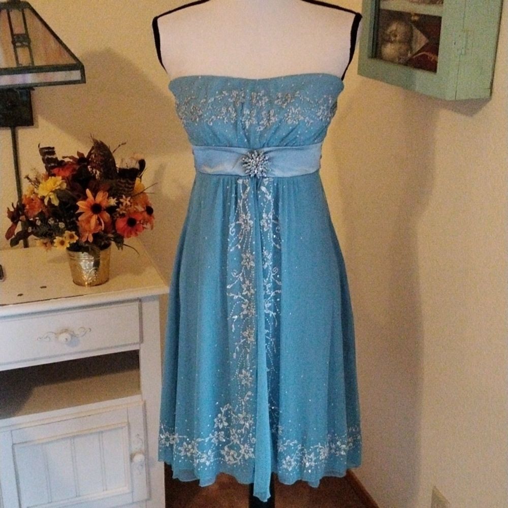 Kitty Strapless Evening Dress.Ethereal Aesthetic